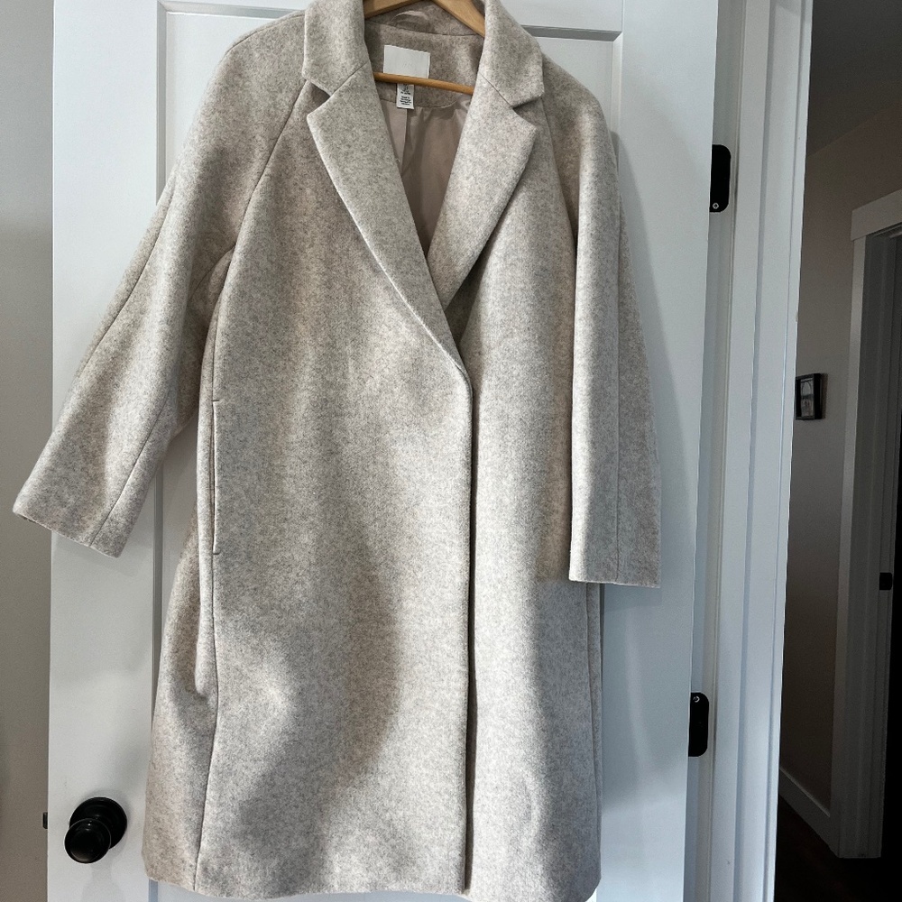 H&M  DOUBLE-BREASTED COAT
